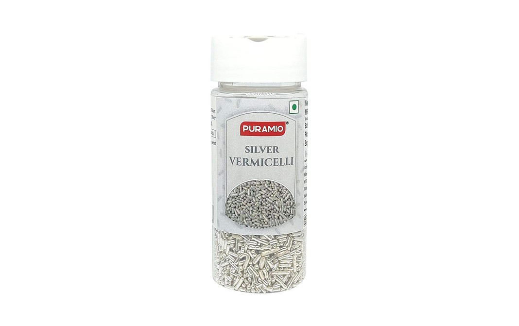 Puramio Silver Vermicelli    Plastic Bottle  50 grams